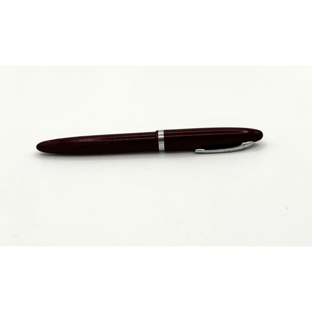 Vintage Sheaffer's Lever‎ Fill Fountain Pen Burgundy Fort Madison USA Untested